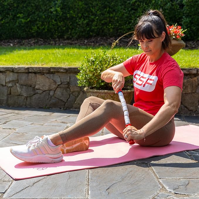 The Original Massage Stick - Self Myofasical Release Muscle Roller Stick - 18" Travel Stick - Bloomnest