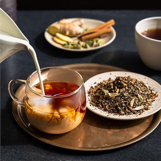 Rishi Tea Masala Chai Black Sachet Tea Bag Blend - Organic, Assam with Whole Spices, Energizing & Caffeinated - 15 Count (Pack of 1) - Bloomnest