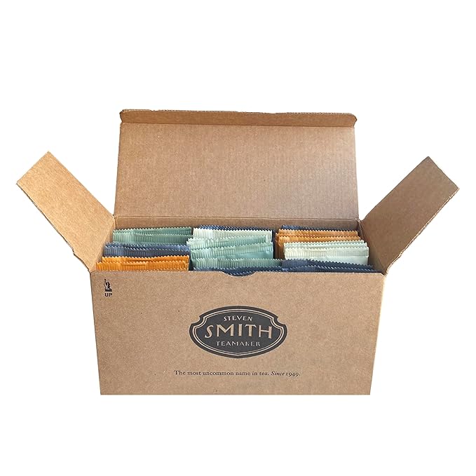 Steven Smith Teamaker Amazon Exclusive Variety Pack Sampler, 10 Flavors of Black, Green, Herbal Tea, Sugar-Free, Sustainably Grown, Full Leaf, Plant Based Tea Bags, 30 Sachets, 0.78oz each - Bloomnest