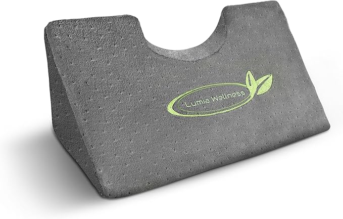 Lumia Wellness Cervical Wedge Pillow - Tension Muscle Relief & Relaxer, Contoured Support for Neck & Shoulder - Bloomnest