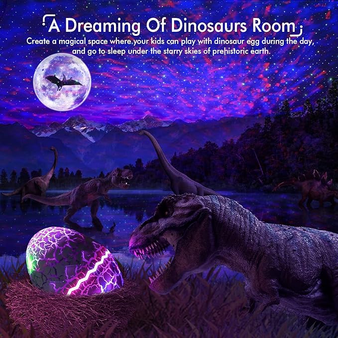 Rossetta Galaxy Projector for Bedroom, Smart App Star Light Projector with Bluetooth Speaker and White Noise, Night Light for Kids Adults Game Room, Home Party, Ceiling, Room Décor - Bloomnest