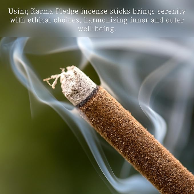 Incense Sticks, Saffron Sandal Incense, Pack of 100 Stick, Hand Rolled Aromatic Masala Made with Natural Ingredients, 45-60 Minute Burn Time, Best for Home Fragrance, Meditation, Yoga, Relaxation KARMAPLEDGE