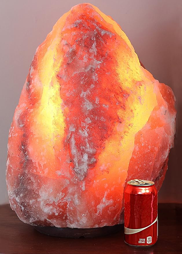 Giant Natural Himalayan Crystal Rock Salt Lamp 105~115 lbs - Bloomnest