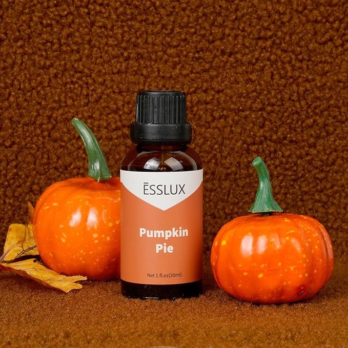 Pumpkin Pie Fragrance Oil, ESSLUX Aromatherapy Candle Making Scents, Essential Scented Oils for Home for Diffuser, Massage, Soap, Perfume, Humidifier, 30 ml - Bloomnest