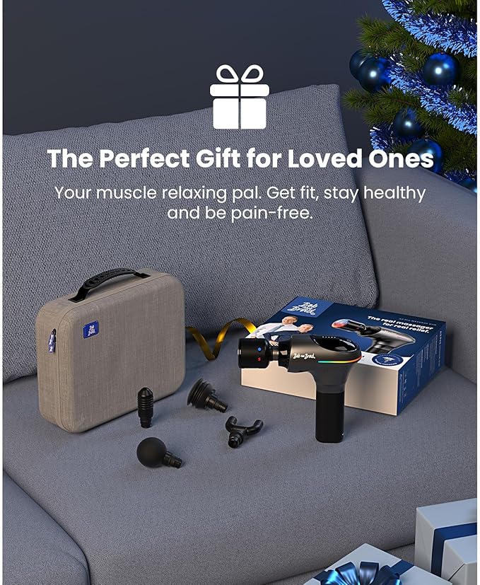 BOB AND BRAD A2 Pro Massage Gun with Heat and Cold Therapy, FSA Eligible/HSA Eligible, Professional Percussion Massage Gun Deep Tissue for Home Gym, Portable Muscle Massager with Force Sensor Light - Bloomnest