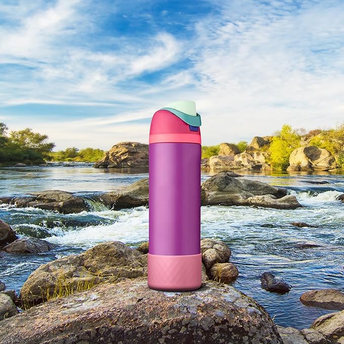 Silicone Boot for Owala Water Bottle 24 oz 32 oz 40 oz, Anti-Slip Protective Sleeve for FreeSip/Twist/Flip Stainless Steel Water Bottles Accessories BEONSKY