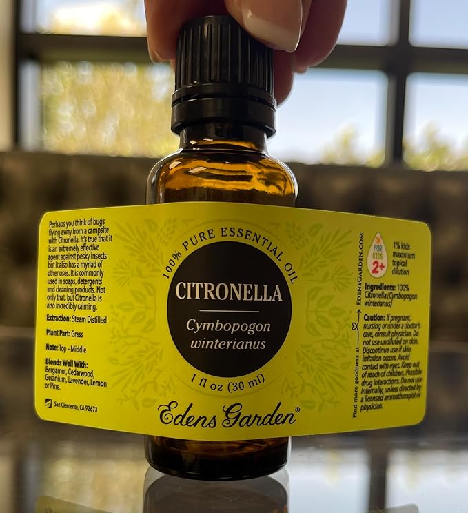 Edens Garden Citronella Essential Oil- 100% Pure Premium Grade, Undiluted, Natural, Therapeutic, Aromatherapy, The Best for Diffuser, Skin, Candle, Kid Safe 30 ml (1 fl oz) - Bloomnest