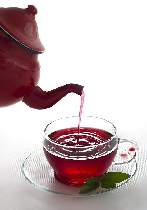 Hibiscus Tea 1LB (16Oz) 100% CERTIFIED Organic Hibiscus Flowers Herbal Tea (WHOLE PETALS), Caffeine Free in 1 lbs. Bulk Resealable BPA-free Bags from U.S. Wellness - Bloomnest
