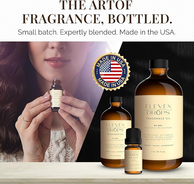 My Way Diffuser Oil - Premium Fragrance Oil Inspired By The 1 Hotel - Invigorating My Way Scent for Cold Air Diffusers, Home, Office, DIY Candles, Mixing, Long-Lasting, Pet Friendly, 10ml - Bloomnest
