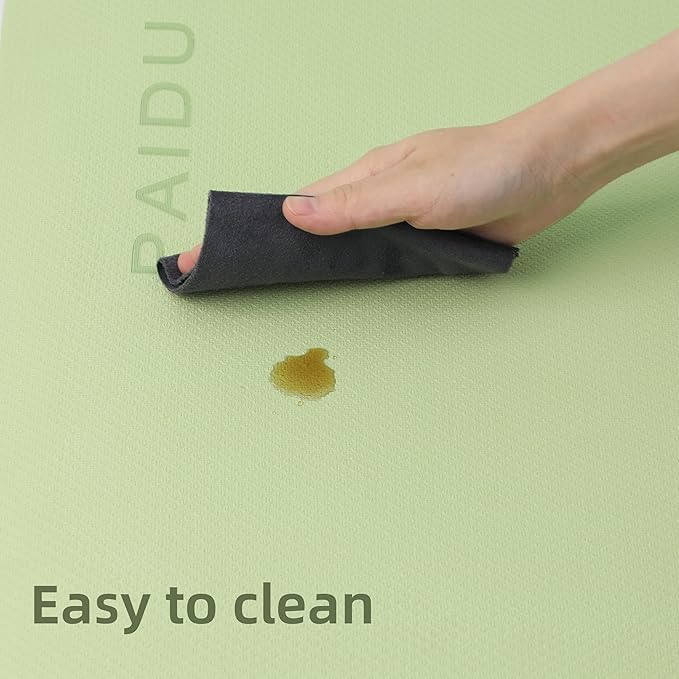 Yoga Mat Non Slip Anti-tear,extra thick-2/5 inch(10MM)High Resiliency Professional POE Yoga Mats for Women Men Kids,72"x24"inch,Workout, Yoga, Pilates and Floor Exercise, with Carrier Strap - Bloomnest