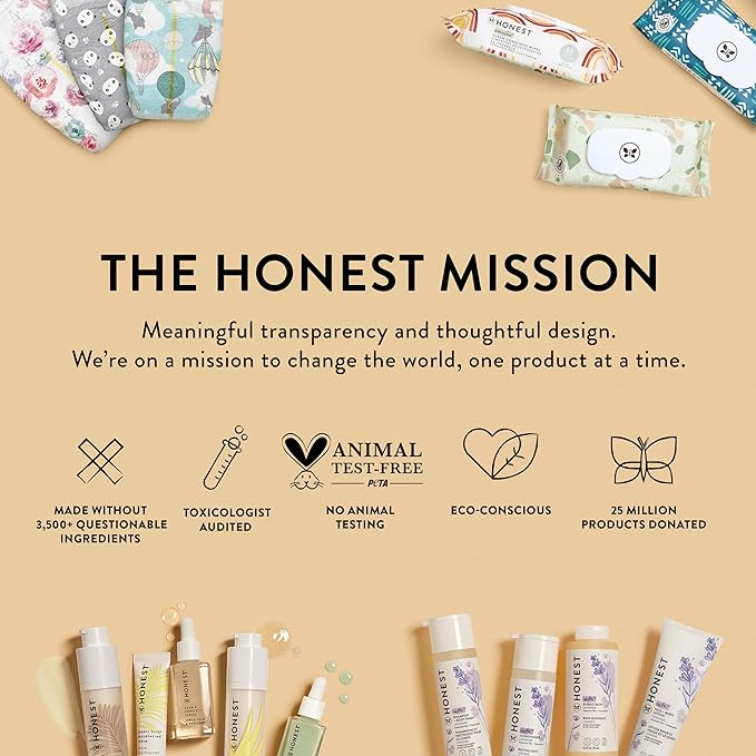 The Honest Company Foaming Bubble Bath Gentle Tear-Free Hypoallergenic Baby Wash with Naturally Derived Ingredients Lavender Calm 12 fl oz - Bloomnest