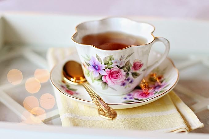 FIRE TEAS DETOX & GLOW - Ayurvedic Cleansing Tea - Organic White Tea, Turmeric (Curcumin), Ginger, Cardamom, Cinnamon & Saffron - Delicious, Fast & Effective - - Bloomnest
