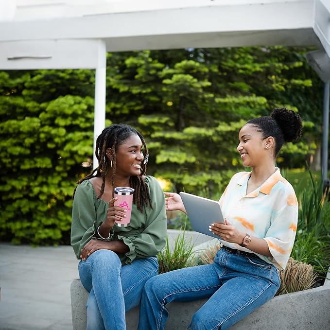 Personalized Custom Print in USA Tumbler 96Pcs 20oz Stainless Steel Double Wall Coffee Cup with Lid & Straw Insulated Tumbler with Colorful Text Logo Photo