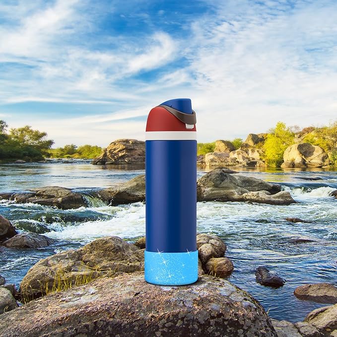 Silicone Boot for Owala Water Bottle 24 oz 32 oz 40 oz, Anti-Slip Protective Sleeve for FreeSip/Twist/Flip Stainless Steel Water Bottles Accessories BEONSKY