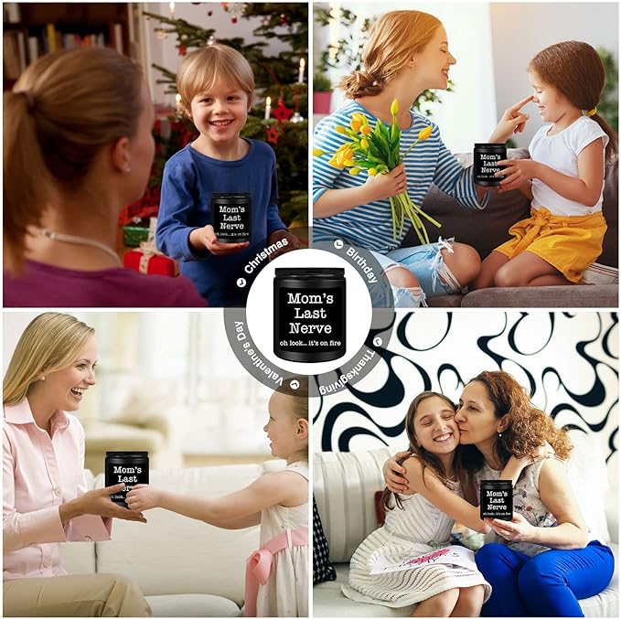 Homsolver Gifts for Mom from Daughter Son, Best Mom Gifts, Funny Mom, Birthday Thanksgiving for Mom Stepmother Adoptive Mother, Mom's Last Nerve - Bloomnest
