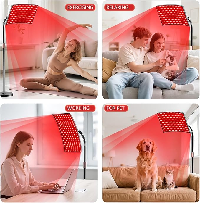 Red Light Therapy for Body Face Infrared Light Therapy for Body with 660nm & 850nm Near Infrared LED Red Light Therapy Large Panel at Home Valentines Gift for Women Wife Mom Sister Girlfriend