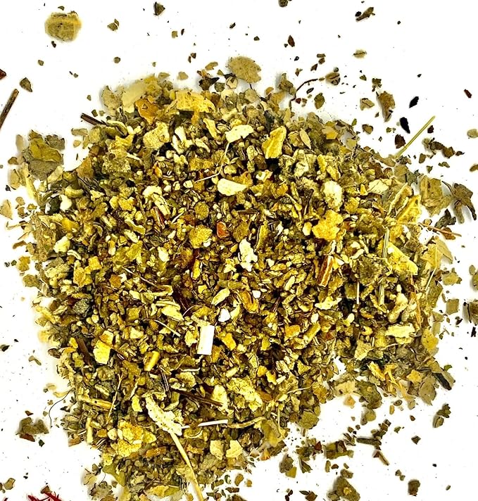 FIRE TEAS Organic SWEET Mullein Leaf Herbal Tea w/Honey Granules - Respiratory & Lung Cleanse Herbal Tea, Naturally Sweet Mucous Membranes Support - - Bloomnest