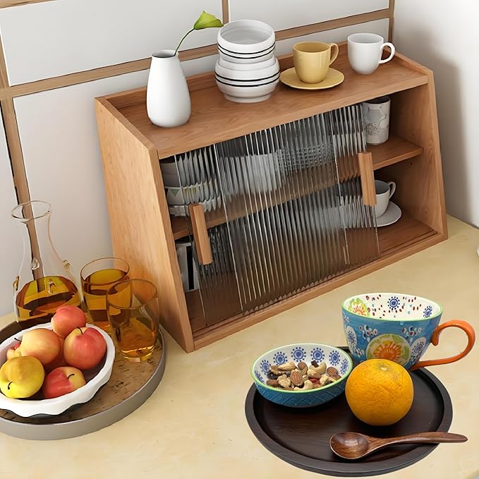 Wood Vanity Tray, Bathroom Counter Solid Walnut Organizer, Toilet Tank Top Wooden Serving Plate for Dinner Tea Coffee (Natural Walnut Color, 9.8 x 9.8 inch) - Bloomnest