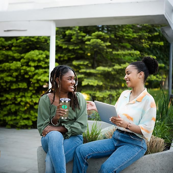 Personalized Custom Print in USA Tumbler 24Pcs 20oz Stainless Steel Double Wall Coffee Cup with Lid & Straw Insulated Tumbler with Colorful Text Logo Photo