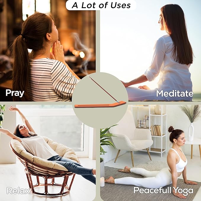 raajsee Incense Sticks Assorted Pack (180 gm), 100% Pure Organic Natural Hand Rolled Free from Chemicals - Perfect for Aromatherapy, Cleansing, Meditation, and Church (12 Pack) - Bloomnest