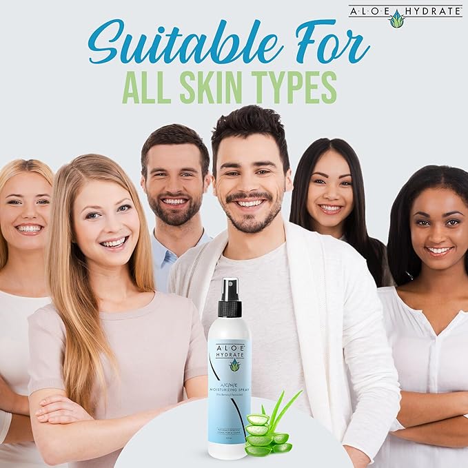 A/C/N/E Moisturizing Face Spray. Powered by Aloe vera, It’s Potent Gentle Formula Helps Fight Acne & Blemishes for a more Smooth, Soft & Healthy Radiant Complexion. Naturally Effective, Pure & Simple - Bloomnest
