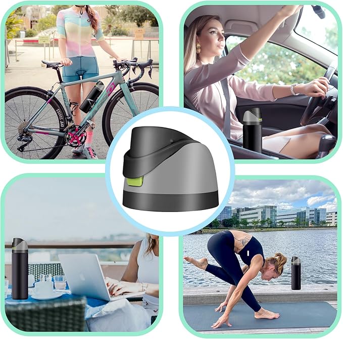 Replacement Lid for Owala Freesip,Compatible with Owala Freesip Water Bottle 16oz 24oz 32oz 40oz,Premium Replacement Accessories for Owala Cap,LeakProof,BPA-Free(Foggy Tide) NTIERA