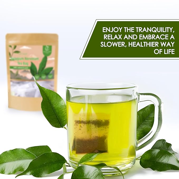NHAT ANH FARM - Premium Syzygium Nervosum Tea Bags, 40 Syzygium Nervosum Tea Bags, 100% Natural Dried Syzygium Nervosum Leaves, Naturally Sweet Herbal Tea, Sugar-Free, Caffeine-Free, No Additives. - Bloomnest