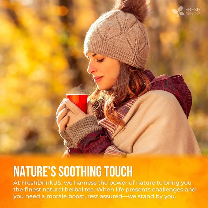 FreshDrinkUS, Premium Guava Vitality Tea | 75 Tea Bags | Guava Leaves, Cinnamon Stick & Ginger Herbal Tea β Caffeine Free Botanical Infusion β Warm & Aromatic Daily Tea β 100% Natural Ingredients - Bloomnest