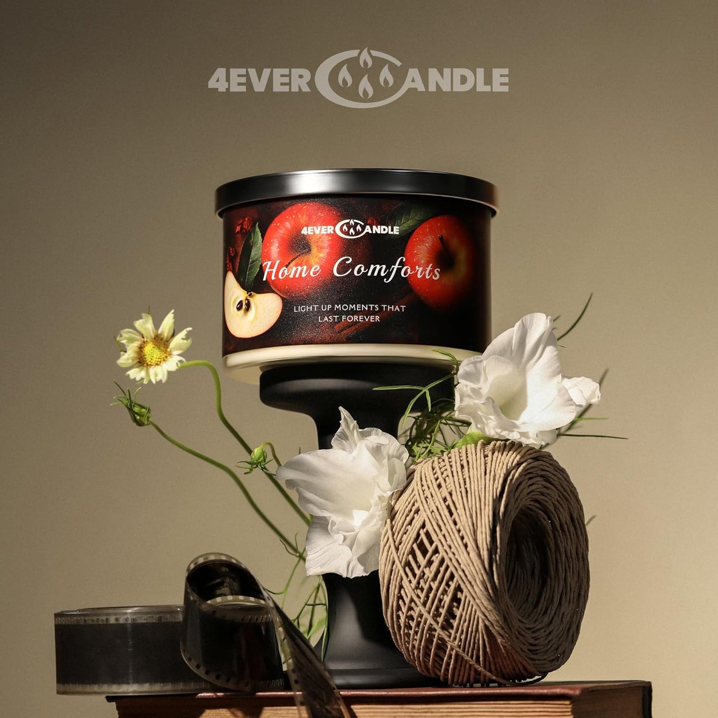 4-Wick Scented Candle - 18oz Soy Wax Blend Candle Over 50Hrs Long-Lasting Fragrance, Home Decor and Housewarming Gifts, Home Comforts