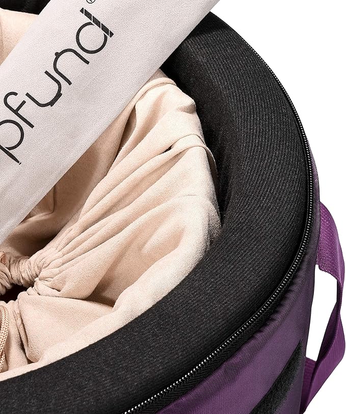 TOPFUND Indigo A Note Crystal Singing Bowl Third Eye Chakra 10 inch with Heavy Duty Carrying Case and Suede Mallet