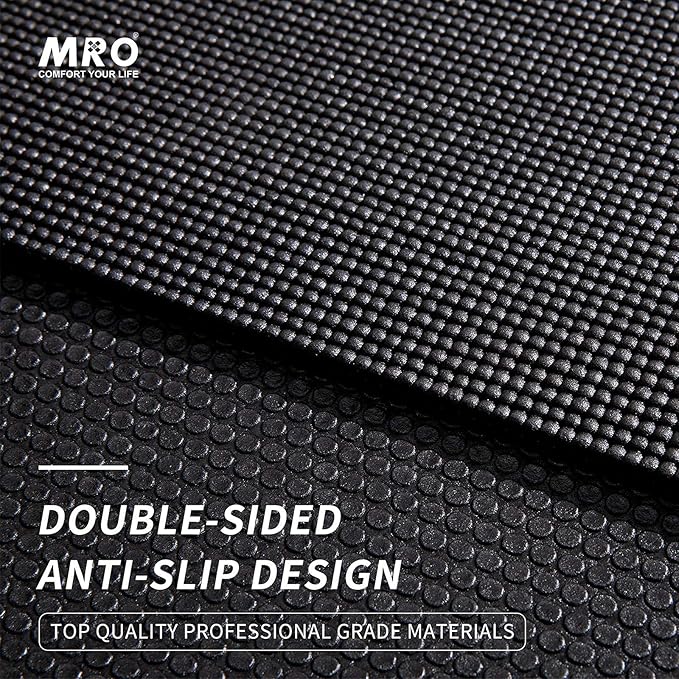 MRO Extra Large Yoga Mat, 12'x6'/9'x6'/7'x5'/6'x4' (9MM) Extra Wide and Thick Exercise Mats for Home Gym Workout, Non-Slip, Soft for Women and Men Fitness, Ideal for Barefoot Yoga, Pilates, stretching - Bloomnest