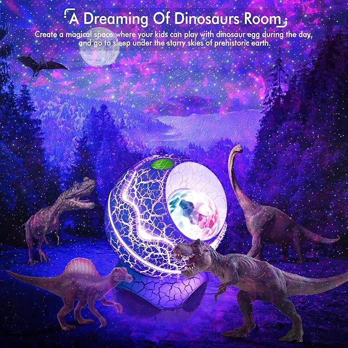 Rossetta Galaxy Projector, Star Projector for Bedroom, Night Lights for Kids Room with White Noise, Bluetooth Speaker, Timer and Remote, Room Decor, Gifts for Girls, Boys, Adults, Christmas, Birthday - Bloomnest