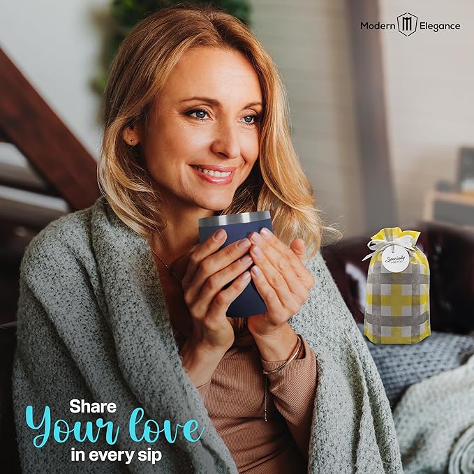 Tea Gift Set for Women & Men โ Includes Assorted Teas, Elegant Mug & Honey (Blue) - Bloomnest