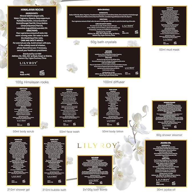 Valentines Day Gifts for Women - 18-Piece Luxury Gold Spa Gift Set, Premium Bath Collection | Father's Day, Mothers Day Gift, Birthday Gifts, Christmas, All Occasion Ultimate Holiday Gift - Bloomnest