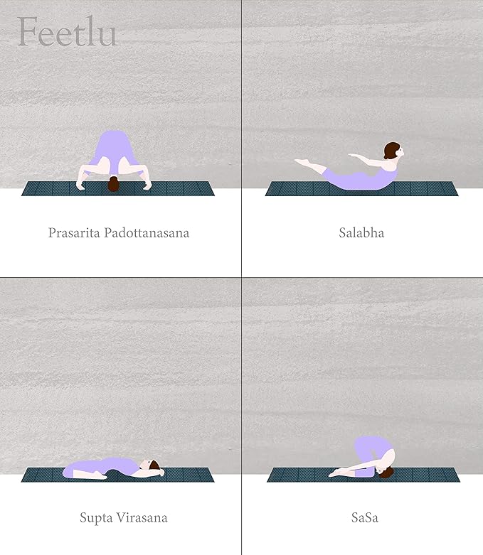 Foldable Yoga Exercise Mat β Lightweight, Anti-Slip, and Easy to Store for Yoga, Pilates, Home Workouts, and Floor Exercises - Bloomnest