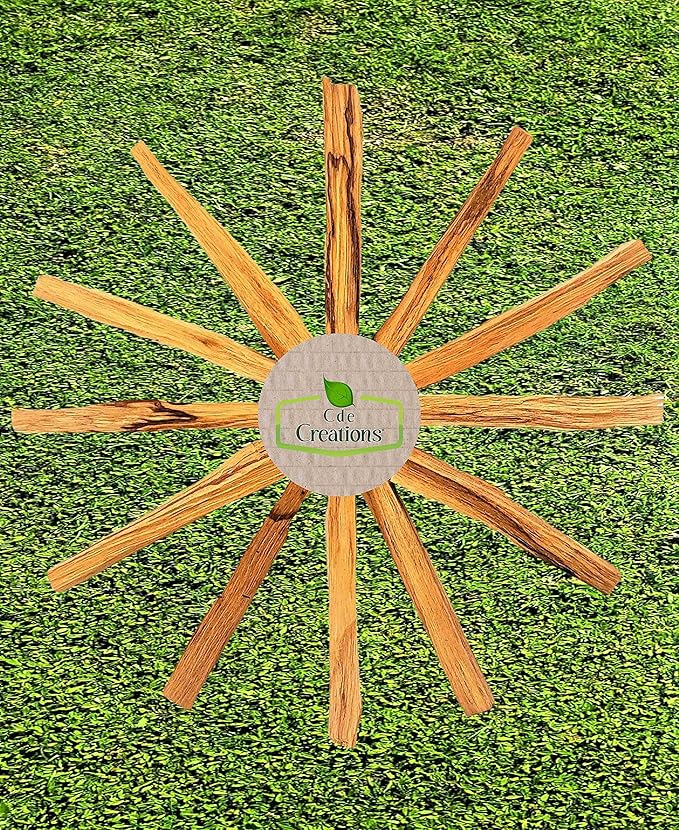 30 Palo Santo Smudging Bulk Lot Sticks, High Resin Palo Santo, Holy Wood. Premium Certified Authentic, Wild Harvested Incense Stick for Purifying, Cleansing, Healing (30 Sticks) CDE+CREATIONS