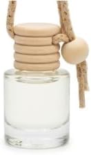 Hanging Car Air Diffuser - Glass and Wood Essential Oil Car Air Freshener - Long Lasting Rearview Mirror Scent - FyrBugg Apothecary, LLC - 10ml (A Day At The Spa) Bloomnest