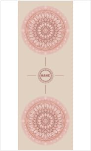 HAHE Yoga Mat Thick (8MM,1/3"), Eco-Friendly POE Non Slip Yoga Mat, High Rebound & Shock Absorption, Anti-Tear & Sweat-Resistant for Yoga, Fitness, Home, Workouts, Large Pilates Mats 72"x24" with Carrying Strap - Bloomnest