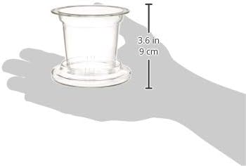 Teabloom Universal Glass Tea Infuser with Dual-Purpose Lid/Coaster – Hygienic, Non-Toxic Glass Filter for Loose Tea Leaves – Lead-Free & Cadmium-Free – Tea Purist's Choice - Bloomnest