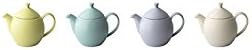 FORLIFE Dew Teapot with Basket Infuser, Natural Cotton, 14 oz/414ml - Bloomnest