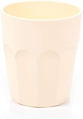 Mintra Home Unbreakable Drinking Cups and Tumblers 4PK - Shatterproof, BPA Free, Reusable, Party Cups, BBQ, Colorful Set, indoors and outdoors (Cream, Small - 12oz) - Bloomnest