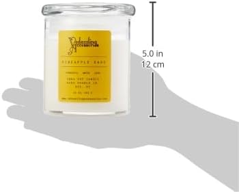 Premium Pineapple Sage Soy Wax Candle - 17 oz Handpoured, Dual Wick, 50 Hour Burn Time, Aromatic Eco-Friendly Candle - Bloomnest