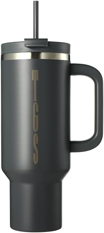 Stainless Steel Insulated Tumbler with Handle Lid and Straw, 40oz Keeps Drinks Cold for 12 Hours or hot for 8 Hours, Vacuum Insulated Water/Coffee/Tea Bottle for Home/Office/Car/Travel-Gift - Bloomnest