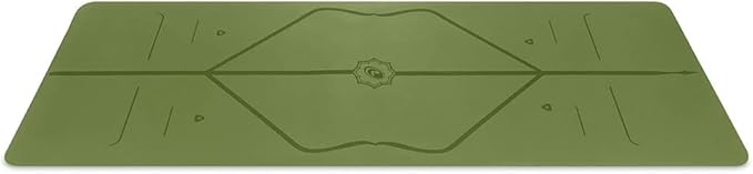 Liforme Original Yoga Mat – Free Yoga Bag Included - Patented Alignment System, Warrior-like Grip, Non-slip, Eco-friendly, sweat-resistant, long, wide, 4.2mm thick mat for comfort - Bloomnest
