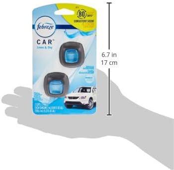 Febreze Car Air Freshener Vent Clip, Linen & Sky, 1 Count - Bloomnest