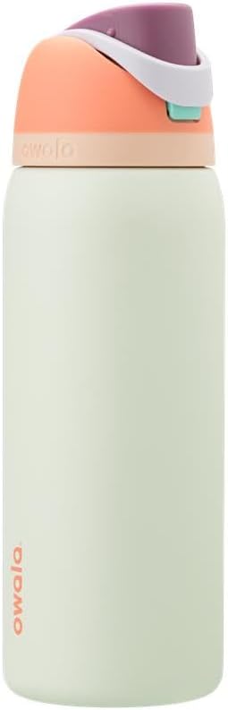 Owala FreeSip Insulated Stainless Steel Water Bottle with Straw for Sports, Travel, and School BPA-Free Sports Water Bottle, 40 oz, Surfs Edge Owala