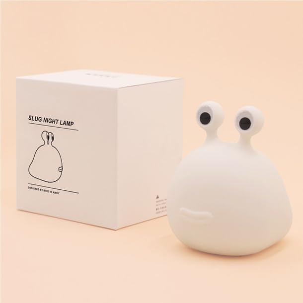 Slug Night Light,Silicone lamp for Kids,USB Rechargeable Cute Animal Lamps Timer Setting Safe Bedside Lamp Portable LED Lamps for Breastfeeding Dorm Room Decor for Christmas Gift - Bloomnest