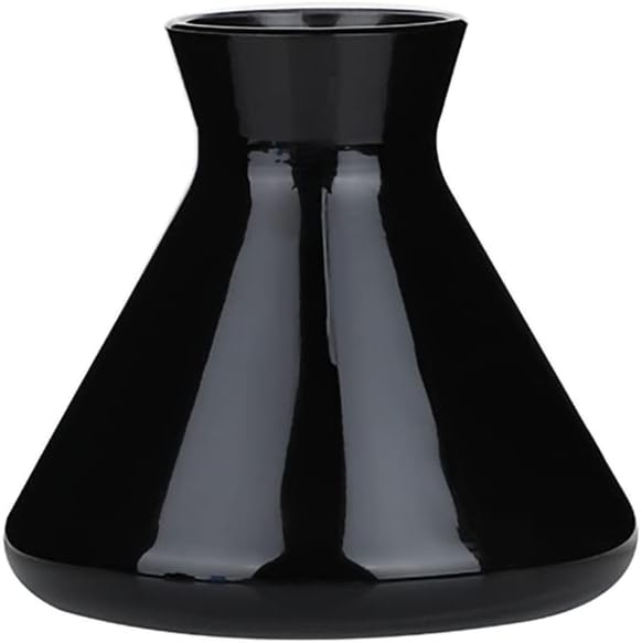 WAIT FLY Creative Glass Diffuser Bottles for Essential Oils, Replacement Diffusers, Reed Sticks, Crafts, Spa, Home Decoration-Black-7 OZ WAIT+FLY