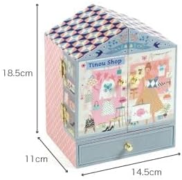 DJECO Musical Jewelry Box for Kids - Treasure Boxes Unicorn Dream -Storage for Necklace, Bracelets, Rings, Earrings, Small Toys, Decorations, Keepsake & Trinkets - Safe for Ages 6+ Boys & Girls - Bloomnest