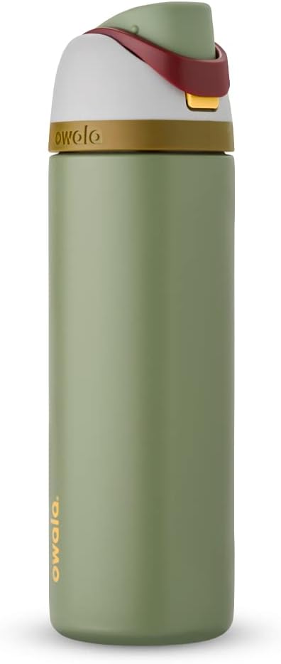 Owala Star Wars FreeSip Insulated Stainless Steel Water Bottle with Straw for Sports and Travel, BPA-Free, 24-Ounce, Boba Fett Owala
